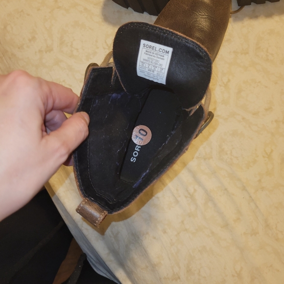 Sorel leather boot size 10 - Picture 2 of 7